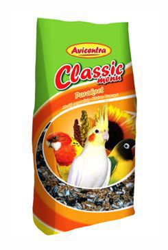 Avicentra Classic menu malý papoušek   500g