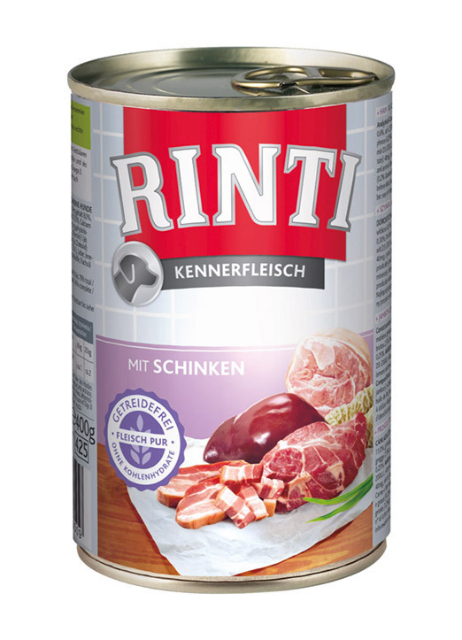 Rinti Dog konzerva šunka 400g