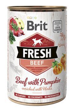 Brit Dog Fresh konz Beef with Pumpkin 400g