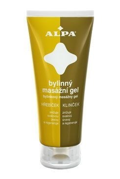 Alpa masážní gel s hřebíčkem 100ml