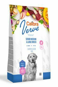 Calibra Dog Verve GF Senior M&L Chicken&Duck 2kg