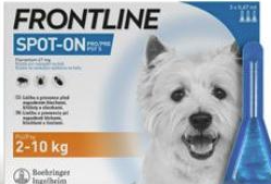 FRONTLINE SPOT ON pro psy S (2-10kg) - 3x0,67ml