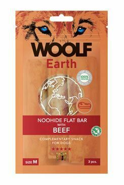 Woolf pochoutka Earth NOOHIDE M Beef 90g