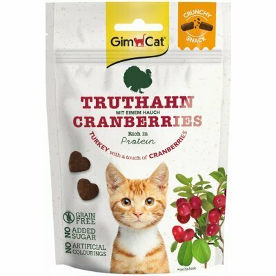 Gimcat Crunchy Snacks Krocan s brusinkami 50g