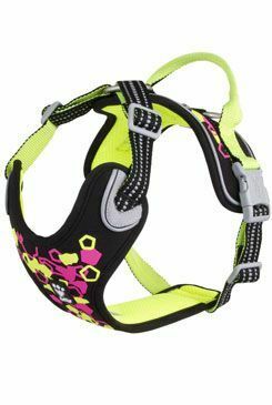 Postroj Hurtta Weekend Warrior neon 80-100cm