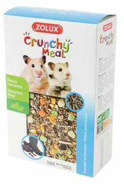 CRUNCHY MEAL peletka/karob křeček 600g