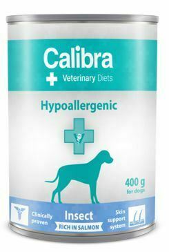 Calibra VD Dog  konz. Hypoallergen. Insect&Salmon 400g