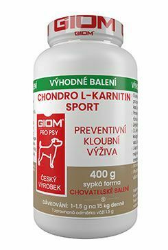 Giom S pes Chondro L-karnitin SPORT 400g plv