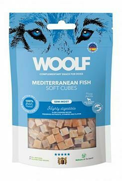 WOOLF pochoutka Soft Cubes Mediteranean Fish 100g