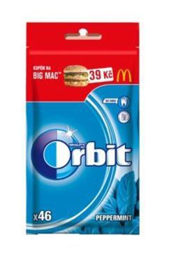 Žvýkačka Orbit dražé Peppermint sáček 46ks n.n.