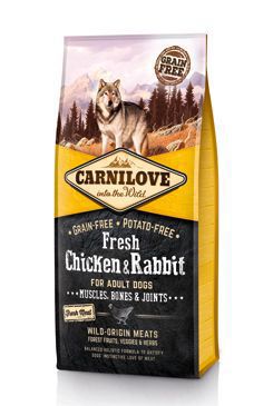 Carnilove Dog Fresh Chicken & Rabbit for Adult 12kg + Doprava zdarma