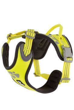 Postroj Hurtta Weekend Warrior neon citrónový 45-60cm