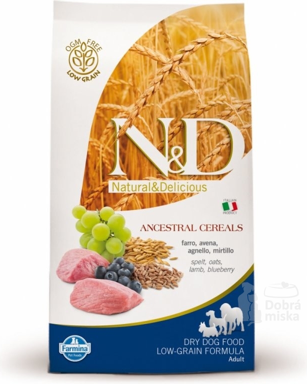 N&D LG DOG Puppy Mini Lamb & Blueberry 2,5kg