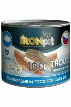IRONpet Cat Trout konzerva 200g + Množstevní sleva