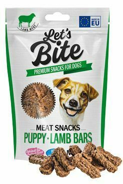 Brit Let's Bite Meat Snacks Puppy Lamb Bars 80g + Množstevní sleva