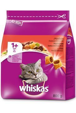 Whiskas Dry s hovězím masem 800g