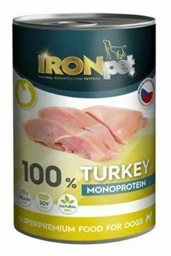 IRONpet Dog Turkey konzerva 400g + Množstevní sleva